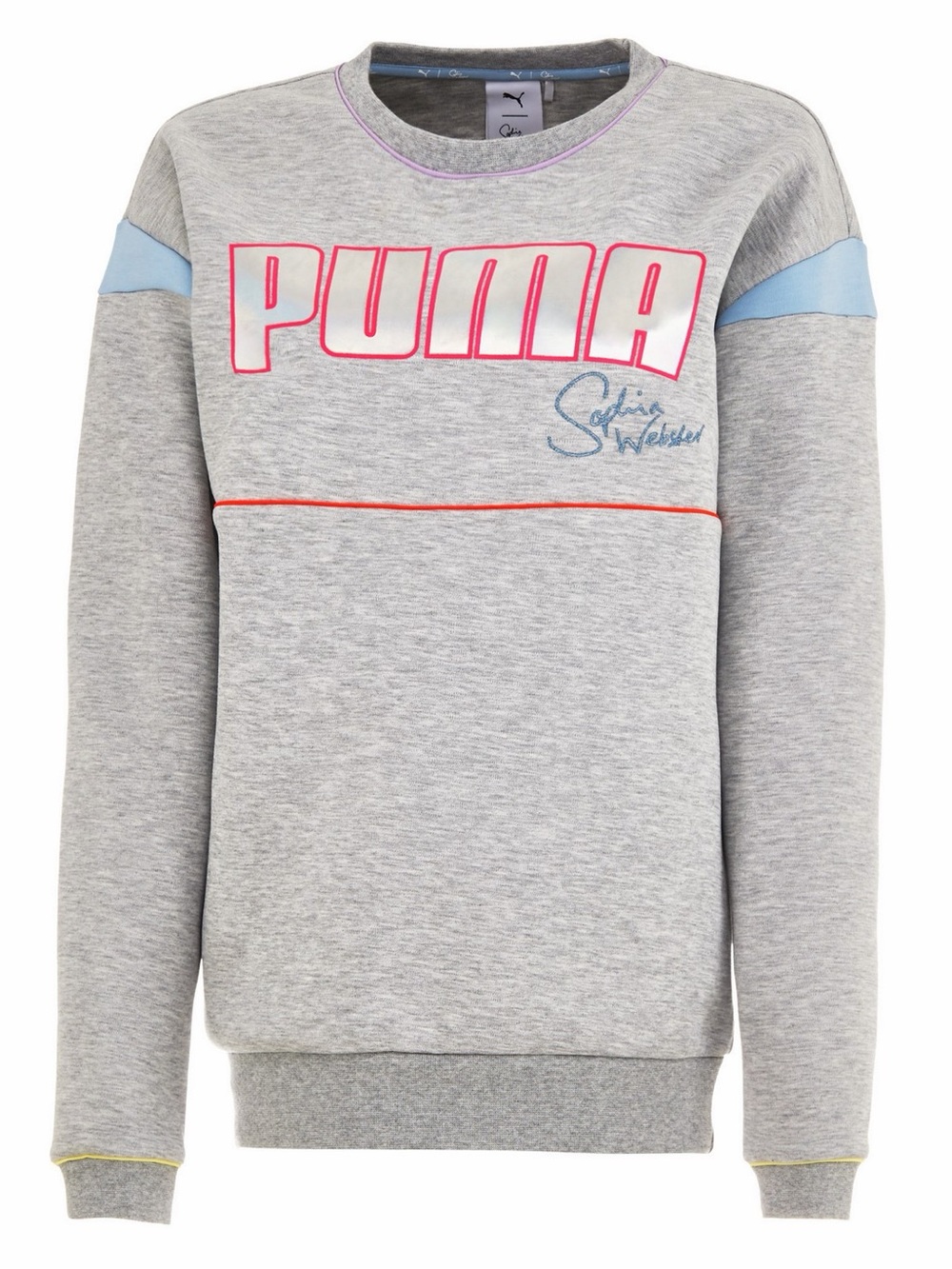 Puma x Sophia Webster Gray Unicorn Graphic Crewneck Sweatshirt S - Picture 3 of 10